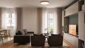 Three-bedroom Apartment of 130m² in Corso Francia 15